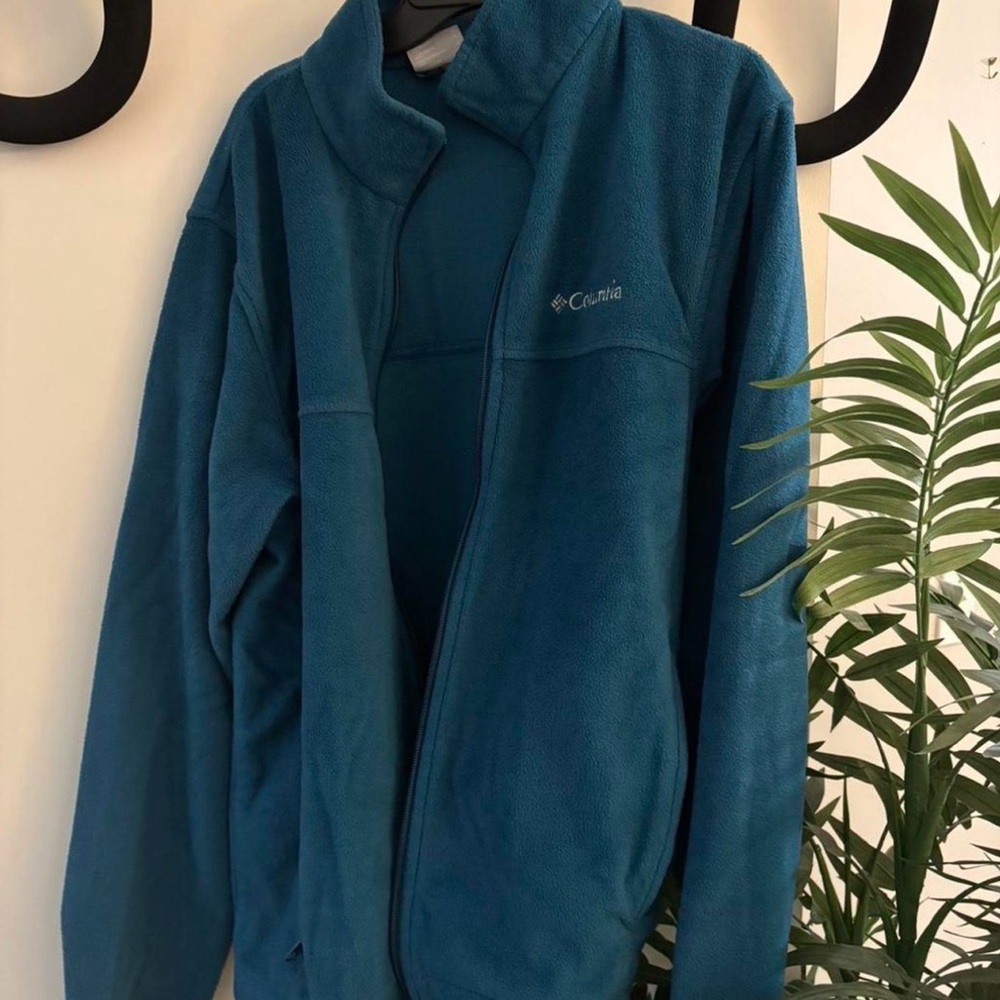 Columbia Teal Fleece Outerwear